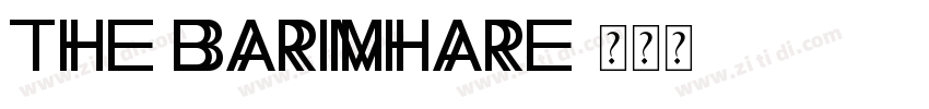 The Barimhare字体转换